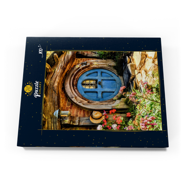 Hobbit-Haus in Hobbiton, Neuseeland 100 Puzzle Schachtel Ansicht3