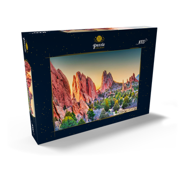 Garten der Götter, Colorado Springs, Colorado, USA. 1000 Puzzle Schachtel Ansicht2