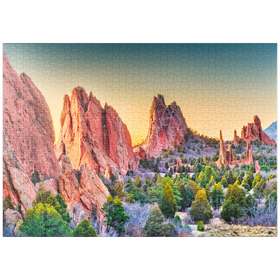 Darstellung des Puzzle-Motivs Garten der Götter, Colorado Springs, Colorado, USA – Puzzleteile: 1000