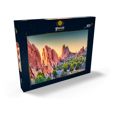 Garten der Götter, Colorado Springs, Colorado, USA. 100 Puzzle Schachtel Ansicht2