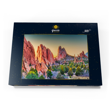 Garten der Götter, Colorado Springs, Colorado, USA. 500 Puzzle Schachtel Ansicht3