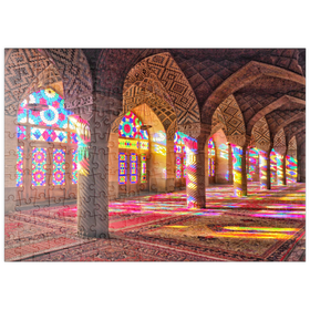Darstellung des Puzzle Motivs Nasir-ol-Molk-Moschee in Shiraz, Iran - Puzzleteile: 200