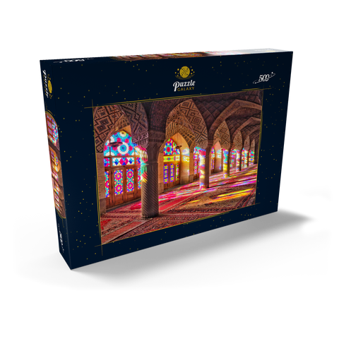 Nasir al-Mulk Moschee in Shiraz, Iran 500 Puzzle Schachtel Ansicht2