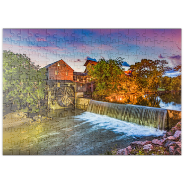 puzzleplate Taubenschmiede Tennessee TN Alte Mühle. 200 Puzzle