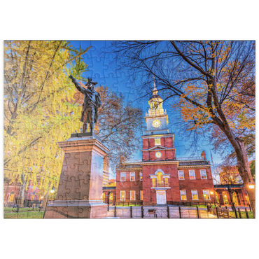 puzzleplate Independence Hall in Philadelphia, Pennsylvania, USA. 200 Puzzle
