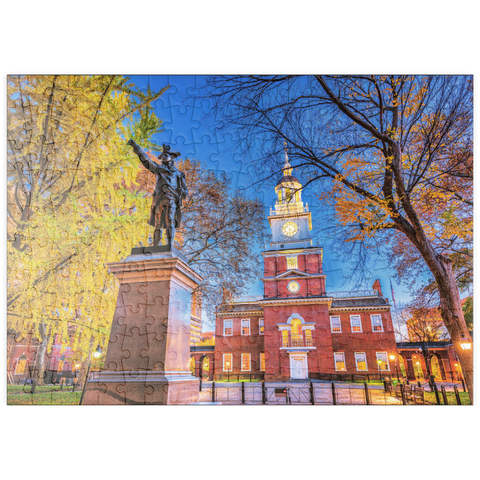 puzzleplate Independence Hall in Philadelphia, Pennsylvania, USA. 200 Puzzle
