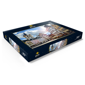 Alternative Darstellung des Puzzle-Motivs Trier, Marktplatz mit Steipe im Stadtzentrum der antiken römischen Stadt – Puzzleteile: 200