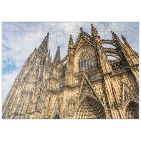 Darstellung des Puzzle Motivs Kölner Dom, Denkmal der gotischen Architektur in Köln - Puzzleteile: 200