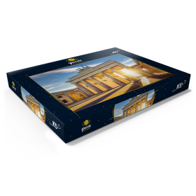 Darstellung des Puzzle Motivs Das berühmte Brandenburger Tor in Berlin, Deutschland - Puzzleteile: 100