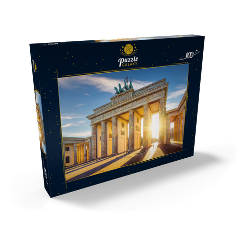 das berühmte Brandenburger Tor in Berlin, Deutschland 100 Puzzle Schachtel Ansicht2