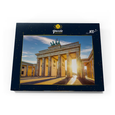 das berühmte Brandenburger Tor in Berlin, Deutschland 100 Puzzle Schachtel Ansicht3