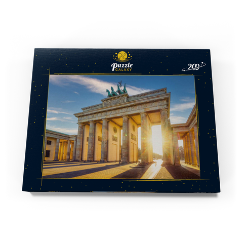 das berühmte Brandenburger Tor in Berlin, Deutschland 200 Puzzle Schachtel Ansicht3
