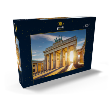 das berühmte Brandenburger Tor in Berlin, Deutschland 500 Puzzle Schachtel Ansicht2