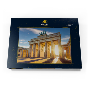 das berühmte Brandenburger Tor in Berlin, Deutschland 500 Puzzle Schachtel Ansicht3