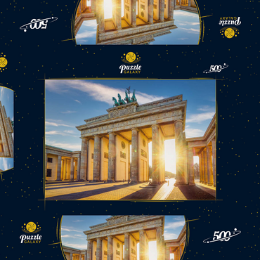 das berühmte Brandenburger Tor in Berlin, Deutschland 500 Puzzle Schachtel 3D Modell