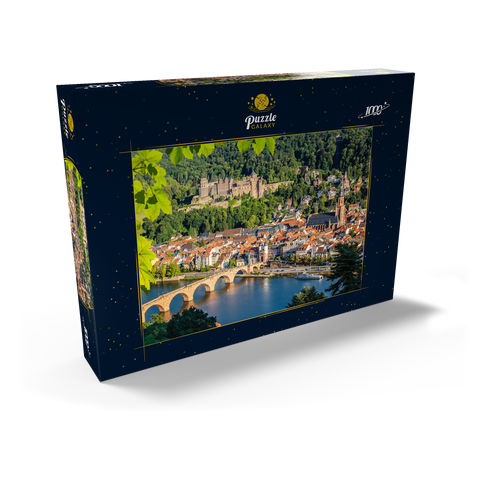 Blick auf Heidelberg im Sommer, Deutschland 1000 Puzzle Schachtel Ansicht2