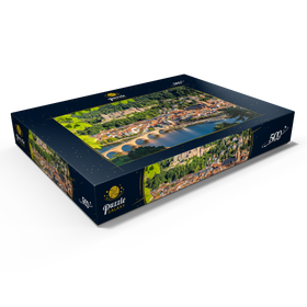 Alternative Darstellung des Puzzle-Motivs Blick auf Heidelberg im Sommer, Deutschland – Puzzleteile: 500