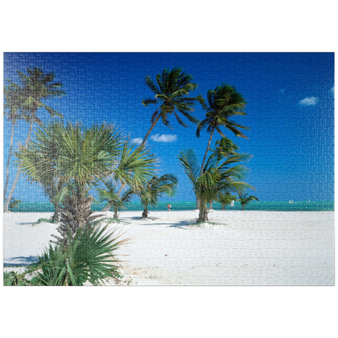 puzzleplate Strand am Key Biscayne, Miami, Florida, USA 1000 Puzzle
