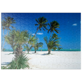 Darstellung des Puzzle-Motivs Strand am Key Biscayne, Miami, Florida, USA – Puzzleteile: 200