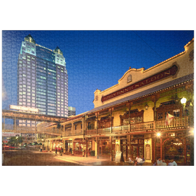 Darstellung des Puzzle-Motivs Vergnügungs- und Einkaufskomplex Church Street Station, Orlando, Florida, USA – Puzzleteile: 1000