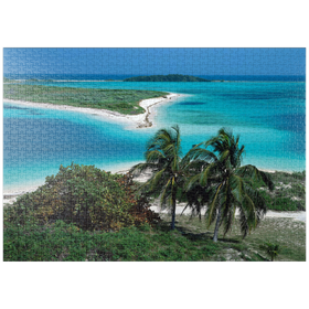 Darstellung des Puzzle Motivs Nationalpark Dry Tortugas, Florida Keys, Florida, USA - Puzzleteile: 1000