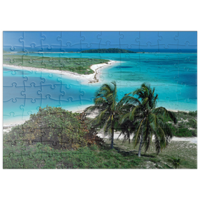 Darstellung des Puzzle Motivs Nationalpark Dry Tortugas, Florida Keys, Florida, USA - Puzzleteile: 100