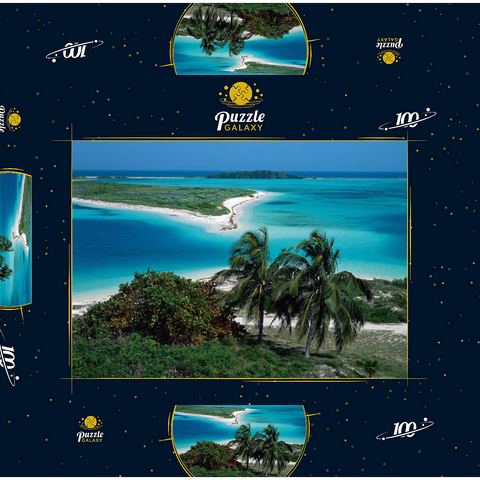 Nationalpark Dry Tortugas, Florida Keys, Florida, USA 100 Puzzle Schachtel 3D Modell
