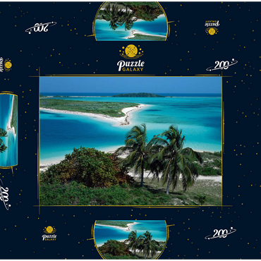 Nationalpark Dry Tortugas, Florida Keys, Florida, USA 200 Puzzle Schachtel 3D Modell