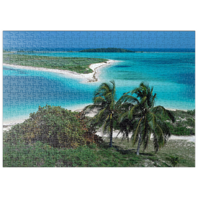 Darstellung des Puzzle Motivs Nationalpark Dry Tortugas, Florida Keys, Florida, USA - Puzzleteile: 500