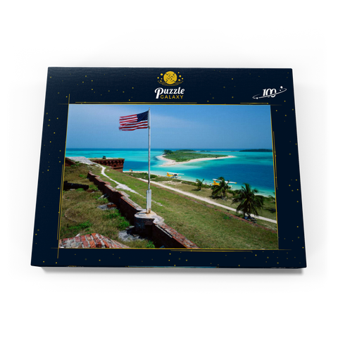Fort Jefferson im Dry Tortugas Nationalpark, Florida Keys, Florida, USA 100 Puzzle Schachtel Ansicht3