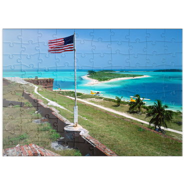 puzzleplate Fort Jefferson im Dry Tortugas Nationalpark, Florida Keys, Florida, USA 100 Puzzle