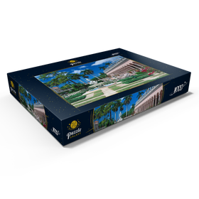 Alternative Darstellung des Puzzle-Motivs Innenhof des Ringling Museum of Art in Sarasota, Florida, USA – Puzzleteile: 1000