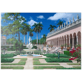 Darstellung des Puzzle-Motivs Innenhof des Ringling Museum of Art in Sarasota, Florida, USA – Puzzleteile: 1000