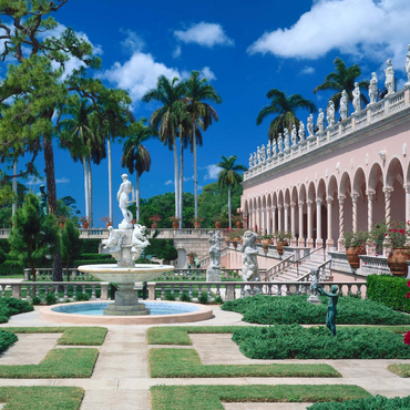 Innenhof des Ringling Museum of Art in Sarasota, Florida, USA 200 Puzzle 3D Modell