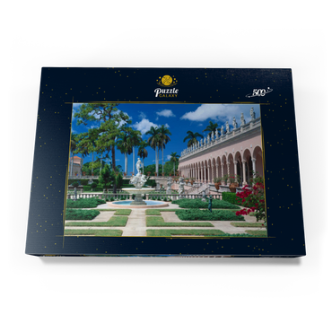 Innenhof des Ringling Museum of Art in Sarasota, Florida, USA 500 Puzzle Schachtel Ansicht3