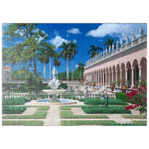 puzzleplate Innenhof des Ringling Museum of Art in Sarasota, Florida, USA 500 Puzzle