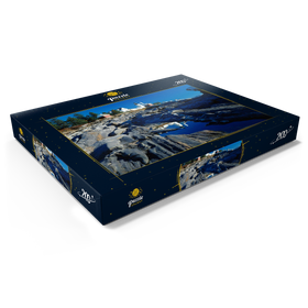 Darstellung des Puzzle Motivs Leuchtturm am Pemaquid Point, Maine, USA - Puzzleteile: 200