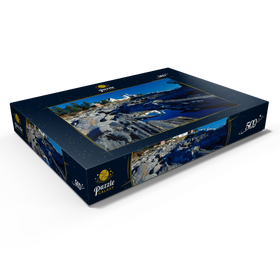 Darstellung des Puzzle Motivs Leuchtturm am Pemaquid Point, Maine, USA - Puzzleteile: 500