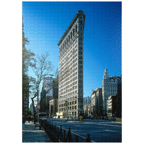 puzzleplate Flatiron Building an der Fifth Avenue, Manhattan, New York City, New York, USA 1000 Puzzle
