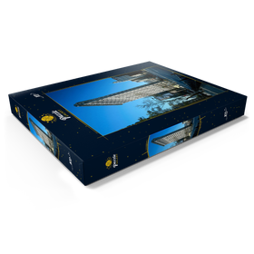 Darstellung des Puzzle Motivs Flatiron Building an der Fifth Avenue, Manhattan, New York City - Puzzleteile: 100