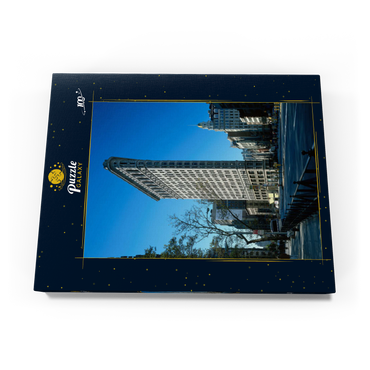 Flatiron Building an der Fifth Avenue, Manhattan, New York City, New York, USA 100 Puzzle Schachtel Ansicht3