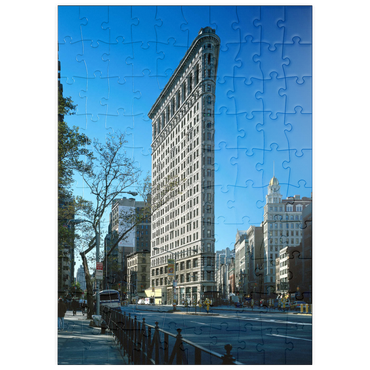 puzzleplate Flatiron Building an der Fifth Avenue, Manhattan, New York City, New York, USA 100 Puzzle
