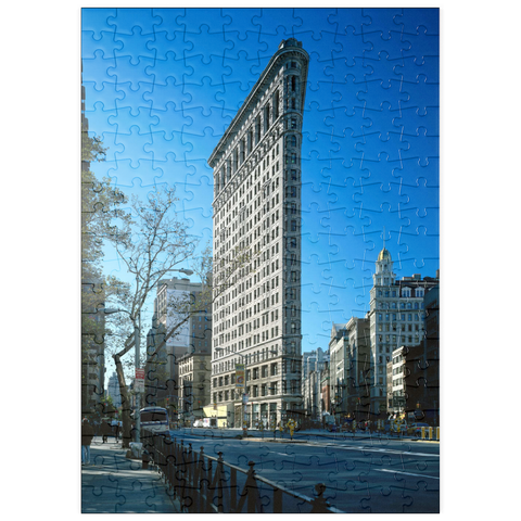 puzzleplate Flatiron Building an der Fifth Avenue, Manhattan, New York City, New York, USA 200 Puzzle