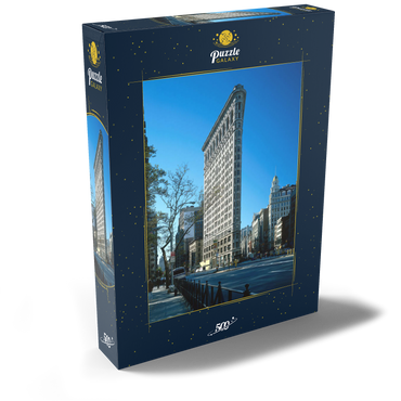 Flatiron Building an der Fifth Avenue, Manhattan, New York City, New York, USA 500 Puzzle Schachtel Ansicht2