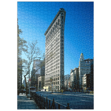 puzzleplate Flatiron Building an der Fifth Avenue, Manhattan, New York City, New York, USA 500 Puzzle