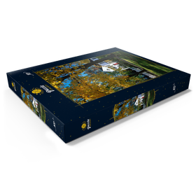 Darstellung des Puzzle Motivs Landhaus in Litchfield, Connecticut, USA - Puzzleteile: 100