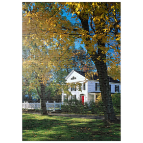 Darstellung des Puzzle Motivs Landhaus in Litchfield, Connecticut, USA - Puzzleteile: 200