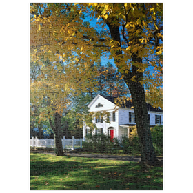 Darstellung des Puzzle Motivs Landhaus in Litchfield, Connecticut, USA - Puzzleteile: 500