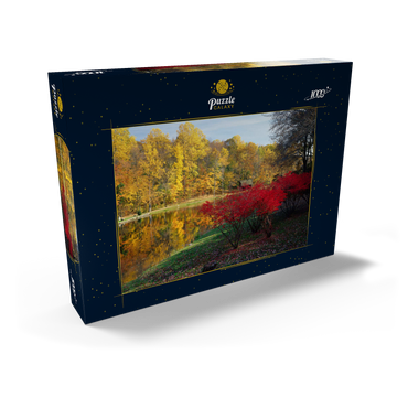 Herbstlandschaft bei Ridgefield, Connecticut, USA 1000 Puzzle Schachtel Ansicht2