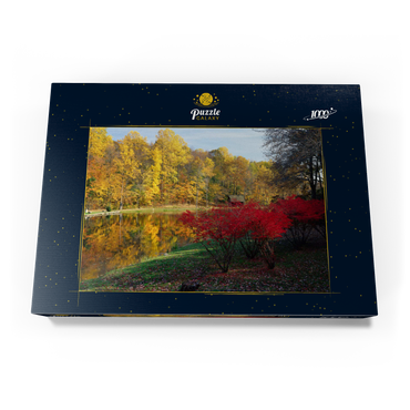 Herbstlandschaft bei Ridgefield, Connecticut, USA 1000 Puzzle Schachtel Ansicht3